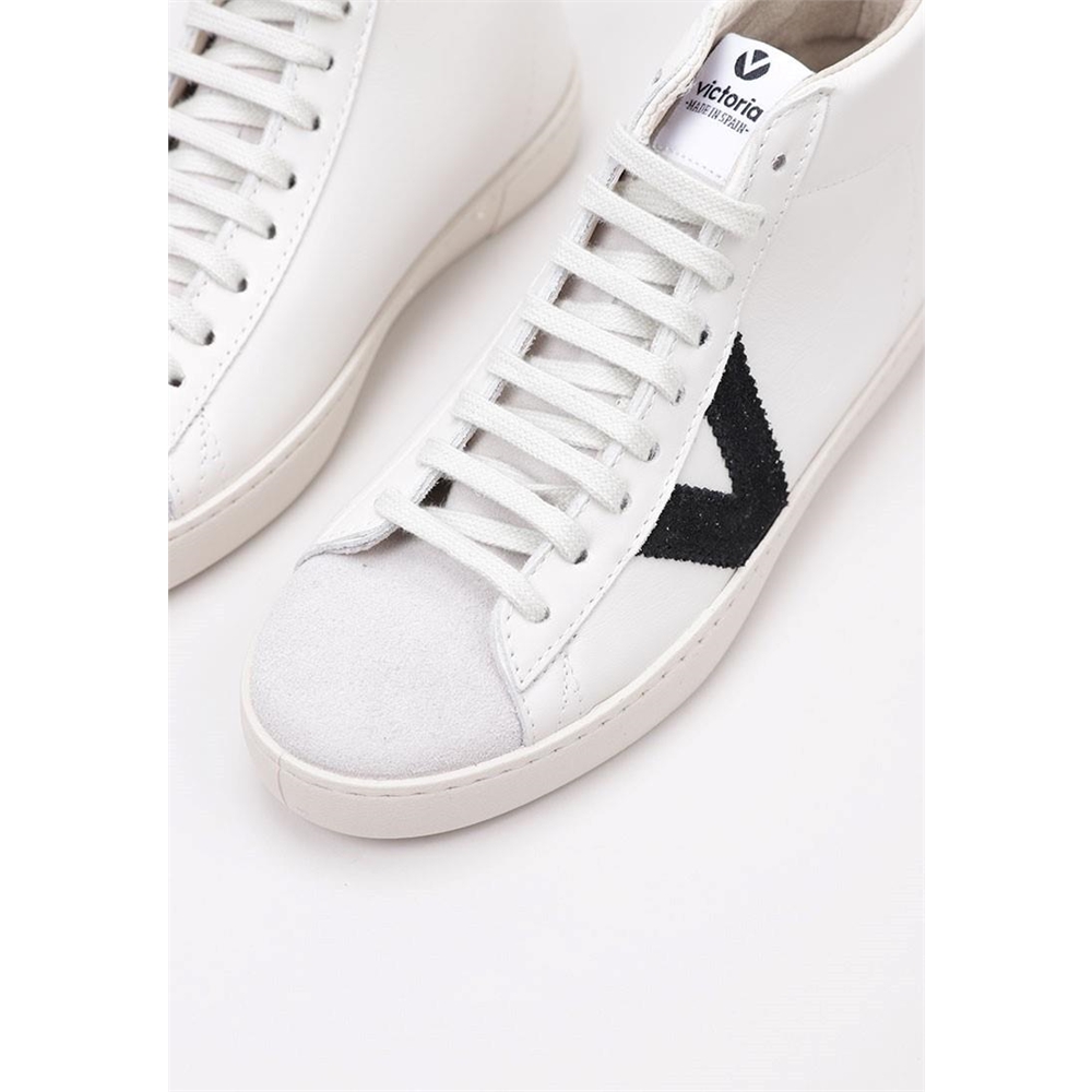 victoria BERLIN BOTÍN PIEL & SERRAJEn Deportivas Planas Unisex Negro - details 1